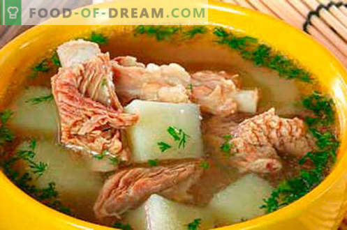 Svinjska juha - najboljši recepti. Kako pravilno in okusno kuhati juho v svinjski juhi.