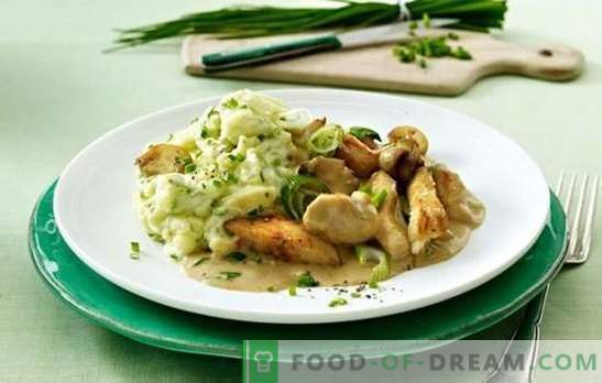 Chicken & Mushroom Fricassee: recepti po korakih. Kako kuhati izključno piščančje fricassee z gobami in zelenjavo