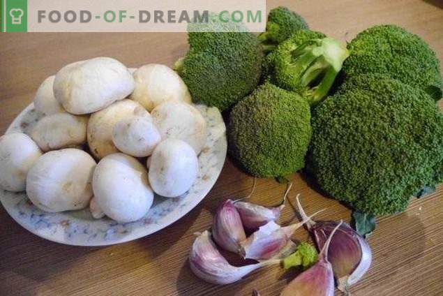 Broccoli med svamp