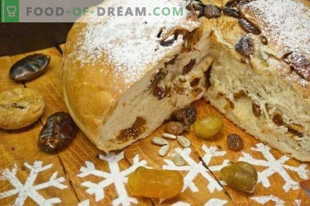 Sladki božični kruh s kumquatom in figami
