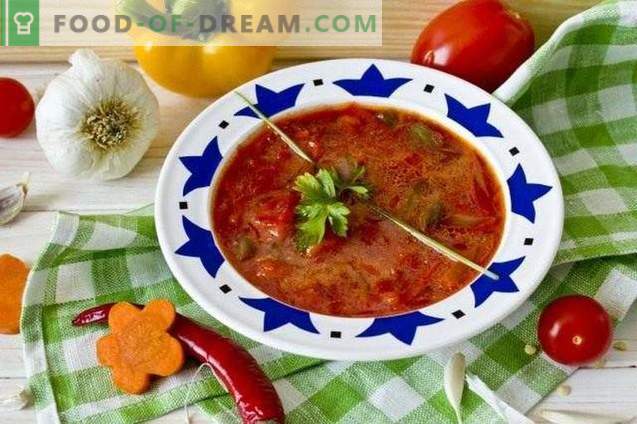 Vegetarijanski boršč - juha od rdeče pese