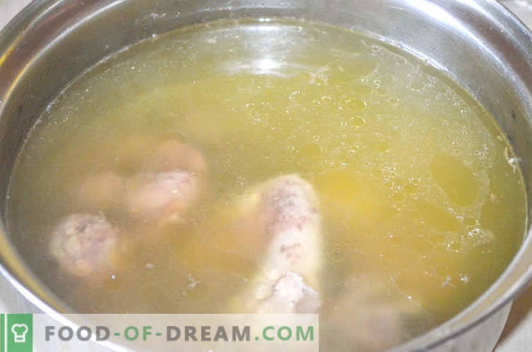Juha s piščančjim drobovjem, ali kako kuhati juho Gleb Zheglov - recept