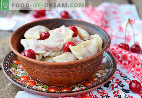 Cherry dumplings so najboljši recepti. Kako pravilno in okusno kuhati cmoke z češnjami doma.