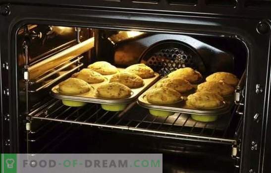 Klasična piškotki v pečici: samo dokazani recepti. Airy, bujne, nežne klasične gobice v pečici - naučite se!