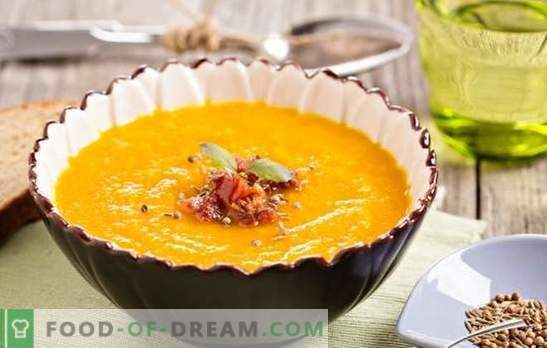 Kako pripraviti okusno bučno juho z ingverjem? Recepti za ingverjevo juho: smetana, krompir, kokosovo mleko