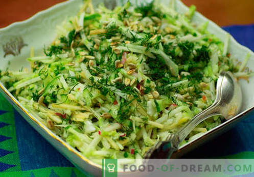 Salata iz sveže kumare - izbor najboljših receptov. Kako pravilno in okusno pripraviti solato s svežo kumare.