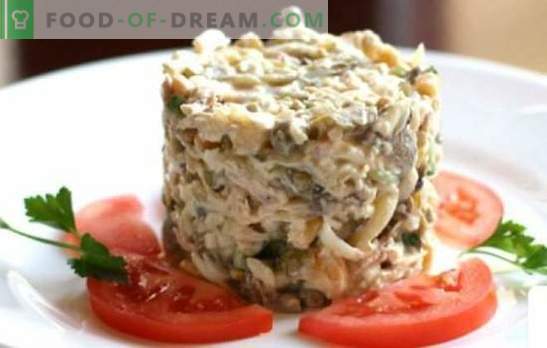 Chicken and ham salad - the best proven recipes. Delicious salad with chicken and ham: add mushrooms, pineapples or nuts?