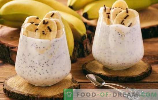 Banana sladica - sto odstotkov tropskega užitka. Desertni recepti z okusom banane: ustvarite sončno razpoloženje!