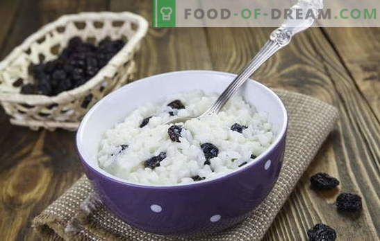 Riža z rozinami ni le kutya! Recepti za okusne riževe jedi z rozinami: kotleta, žitarice, pečice, riž in sladice