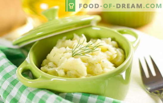 Preprost in vsestranski okus - pire krompir z mlekom. Pire krompir z mlekom, kot samostojna jed