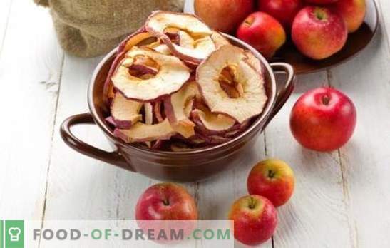 Kako sušiti jabolka doma - preprosta rešitev za poletno letino. Kaj kuhati iz posušenih jabolk doma?