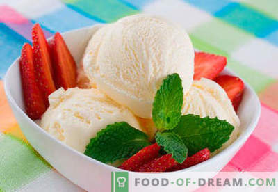 Домашен сладолед - най-добрите рецепти. Как бързо и вкусно да готвя домашно приготвен сладолед.