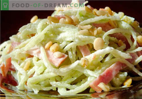 Radish salata - izbor najboljših receptov. Kako pravilno in okusno kuhati redkev solato.