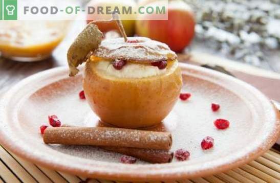 Apple desert - poslastica z vašo najljubšo aromo! Kuhanje sladoleda, pastil, peciva, solat in drugih domačih sladic iz jabolk