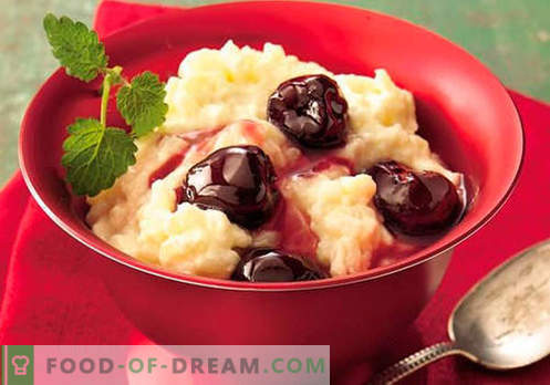 Rižni puding - najboljši recepti. Kako pravilno in okusno kuhati riž puding.