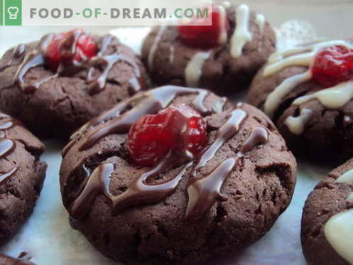 Čokoladni piškoti - najboljši recepti. Kako pravilno in slastno pripraviti čokoladne piškote.
