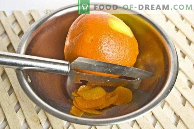 Marmorska buča z pomarančami