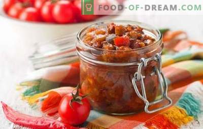 Greek appetizer for the winter - preparation with taste! Recipes Greek appetizers with beans, eggplants, peppers, tomatoes, nuts