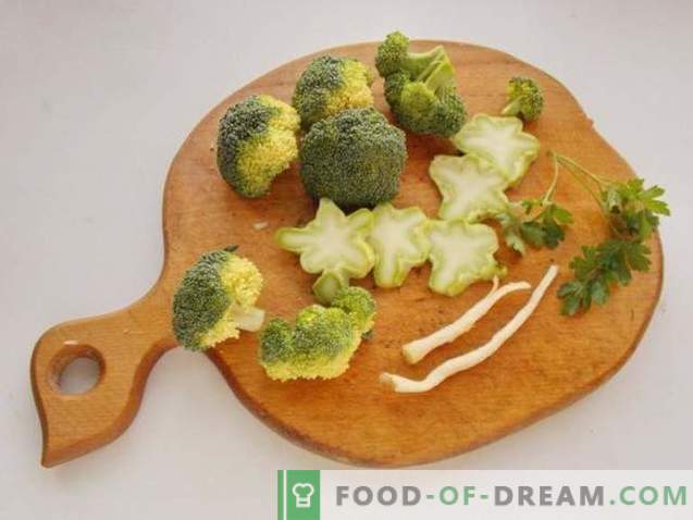 Juha iz brokoli s mesnimi kroglicami