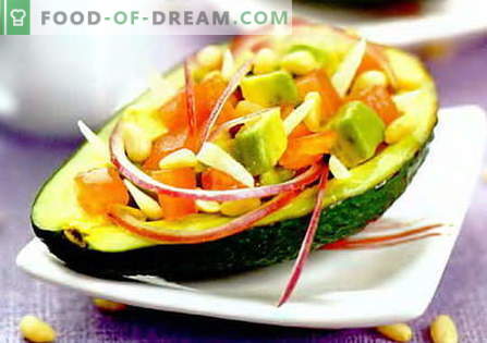 Salata iz avokada - najboljši recepti. Kako pravilno in okusno pripraviti solato z avokadom.