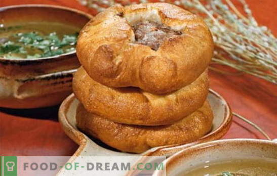 Kvas belyashi - resnično tatarsko jed? Recepti dišečih in sočnih beljakov na kvasu z različnimi nadevi