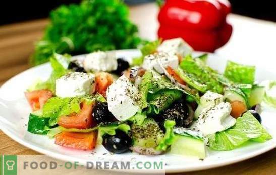 Grška solata: klasični recepti po korakih. Kuhanje okusne, zdrave in sveže grške solate po klasičnih receptih