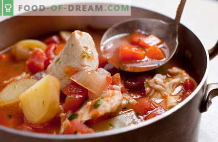 Ribja omaka - najboljši recepti. Kako pravilno in okusno kuhati ribe obara.
