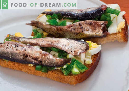 Najboljši recepti so sendviči iz tropin. Kako hitro in okusno kuhamo sendviče s papalinami.