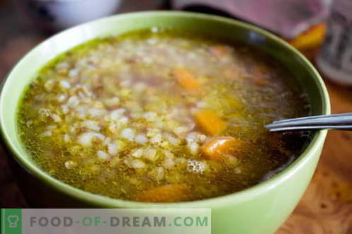 Ajdova juha - najboljši recepti. Kako kuhati ajdovo juho in okusno.