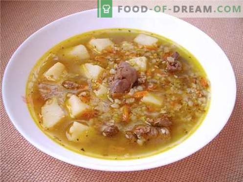 Ajdova juha - najboljši recepti. Kako kuhati ajdovo juho in okusno.
