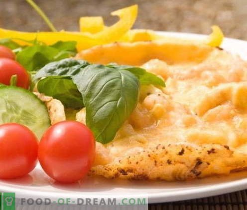 Piščančja omleta - najboljši recepti. Kako kuhati piščančje omlet pravilno in okusno.