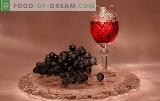 Tinktura grozdja doma ni vino! Recepti za dišeče in živo tinkturo grozdja doma