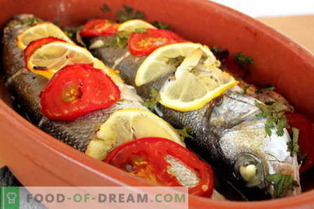 Ribe, pečene v pečici - najboljši recepti. Kako kuhati ribe v pečici.