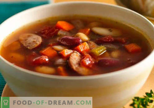 Juha s klobasami - Dokazani recepti. Kako pravilno in okusno kuhati juho s klobaso.