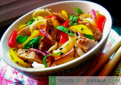Tajska solata - pet najboljših receptov. Kako pravilno in okusno tajsko solato kuhati.