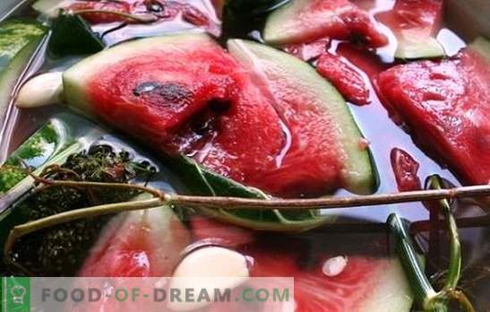 Lubenice v sodu za zimo - predjed za prave sladokusce. Soljenje lubenic v sodu - kako na različne načine stiskati lubenice v sodu