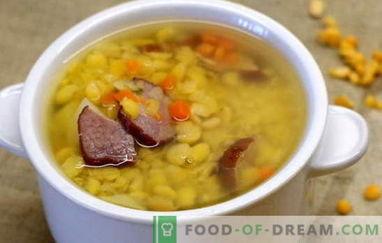 Grahova juha z govedino - preprosta in bogata. Najboljši recepti za grahovo juho z govedino: preprost in kompleksen