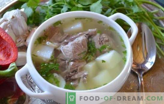 Svinjski shulum - najbolj bogata juha! Recepti in metode kuhanja shuluma iz svinjine z dimom, dimljenim mesom, zelenjavo