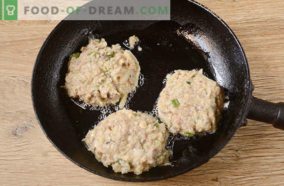 Canned fish cutlets: a dish in a hurry, surprising with exquisite taste. Author's step-by-step photo-recipe of canned fish cutlets