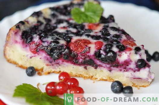 Berry pite so najboljši recepti. Kako pravilno in okusno kuhati torto z jagodami.
