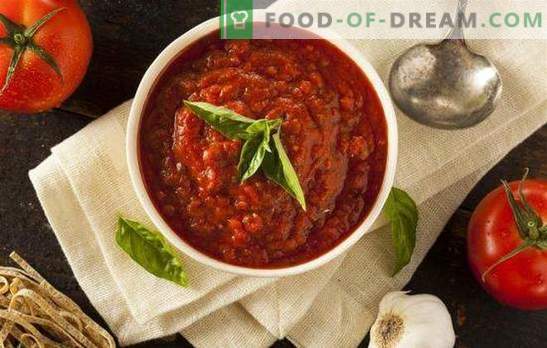 Marinara omaka: recepti iz pravih mornarjev. Skrivnosti in postopno kuhanje legendarne italijanske omake Marinara