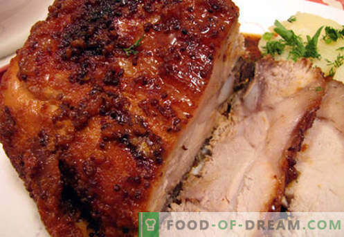 Svinjska šunka - najboljši recepti. Kako pravilno in okusno kuhati svinjsko šunko doma.