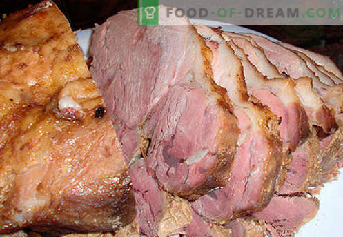 Svinjska šunka - najboljši recepti. Kako pravilno in okusno kuhati svinjsko šunko doma.