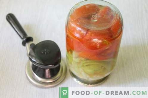 Solata za zimo s papriko in paradižnikom z aspirinom - idealna metoda konzerviranja
