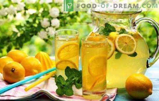 Limonasta domača limonada: klasični ingver, za hujšanje. Kako narediti limonado doma?