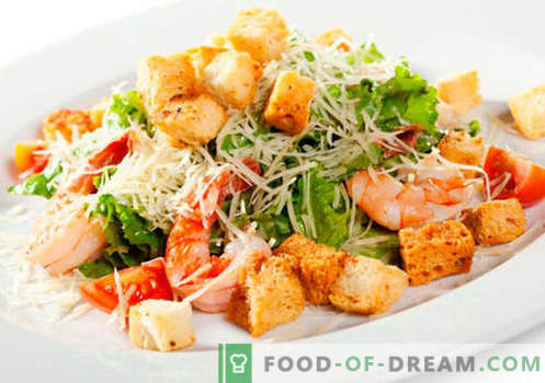 Salata z morskimi sadeži - Dokazani recepti. Kako pravilno in okusno kuhana morska solata.
