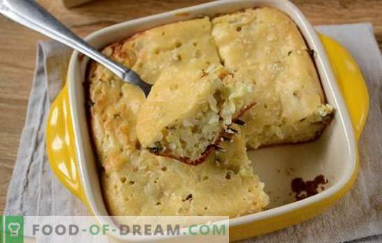 Pita na kisli smetani - odličen prigrizek za veliko podjetje! Fotografski recept za korak za korakom za napolnjeno pito s čebulo in jajci na kislo smetano