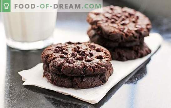 Čokoladni piškoti: recept za korak za korakom za okusno peko. Kuhanje okusnih in aromatičnih čokoladnih piškotov s postopnimi recepti