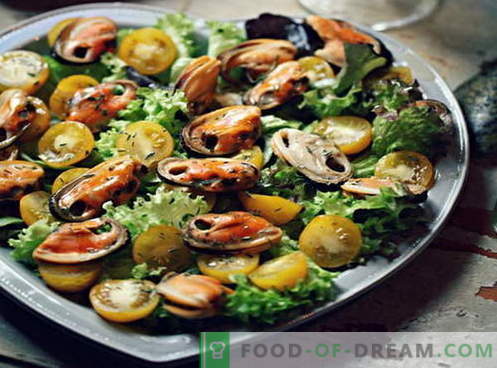 Salata od školjk - najboljši recepti. Kako pravilno in okusno kuhati školjko solato.