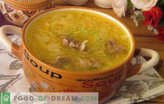 Zuppa di cavolo acido: prepara la zuppa più deliziosa! Ricette, segreti e complessità di cucinare cavolo aspro cavolo acido